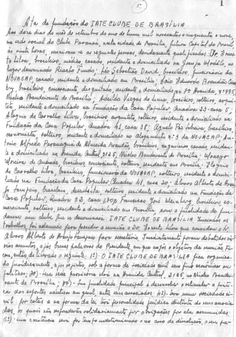 Ata de Fundação - Parte 01