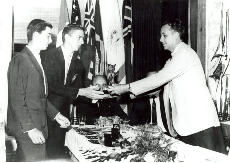 Regata Hemisfério Ocidental da Classe Snipe o Ralph Conrado vencedores do 7º1962