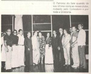 Visita do Ex-Presidente Juscelino Kubitschek no Iate Clube – 1975