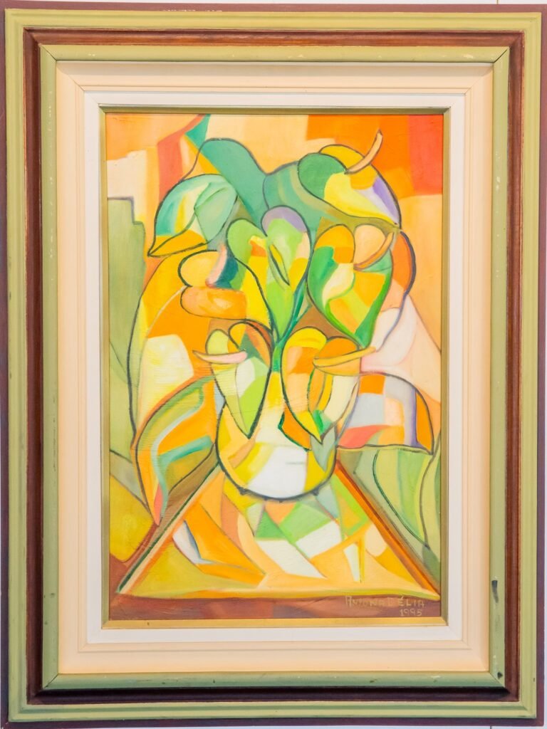 FLORES EM CUBISMOII-ANTÔNIA CÉLIA