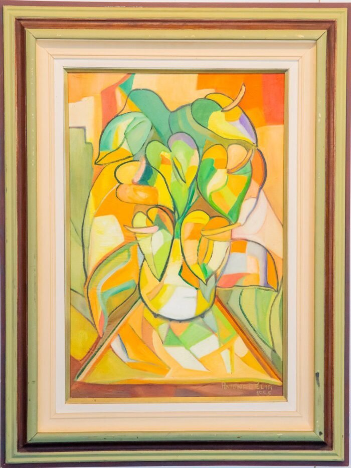 FLORES EM CUBISMOII-ANTÔNIA CÉLIA