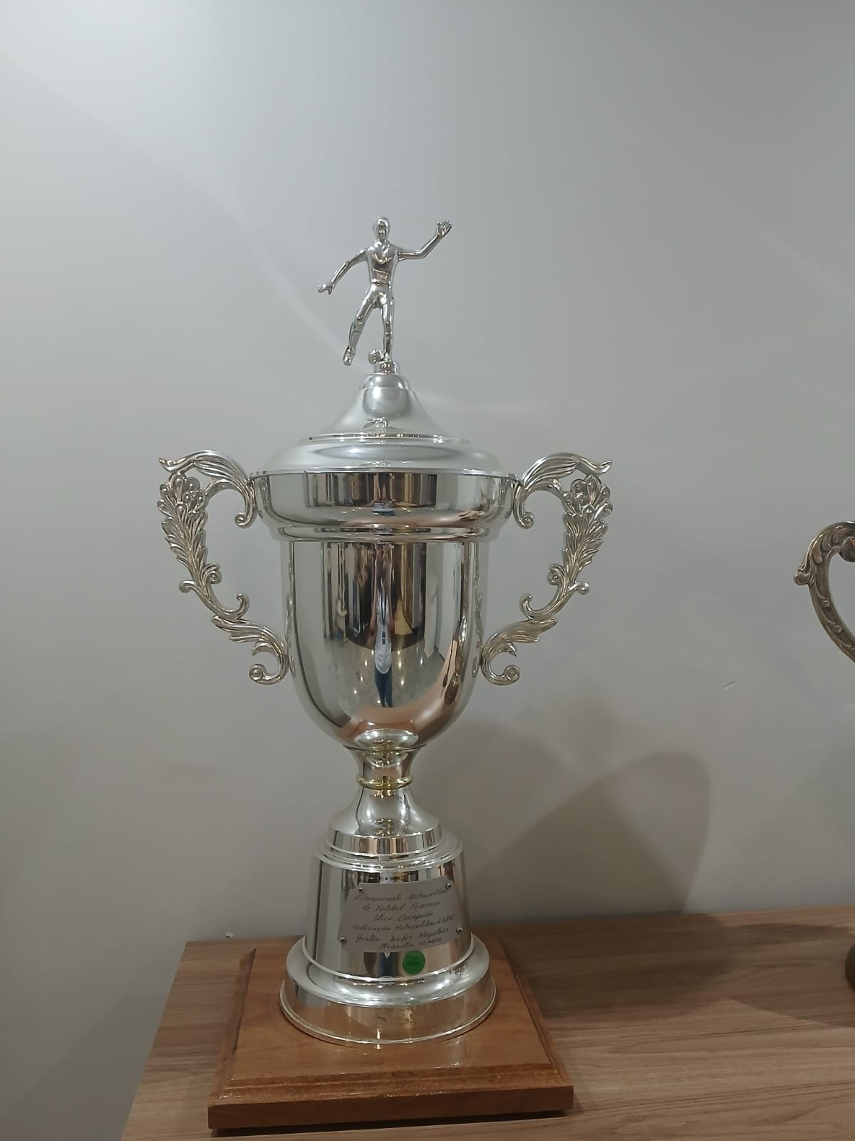 Troféu – II Campeonato Metropolitano de Futebol Feminino (Vice-Campeão)