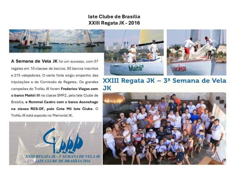 23ª Regata JK 2016
