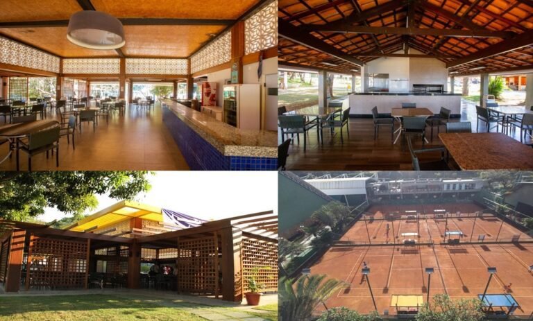 Foto aérea com vista das áreas do Iate, na década de 2010.