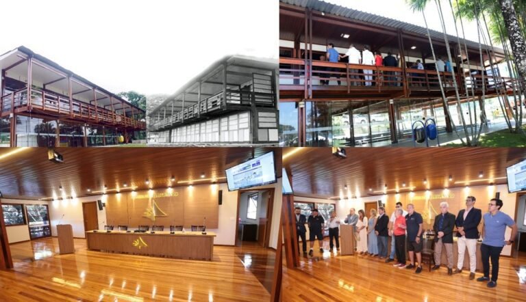 Sede de Madeira do Conselho Deliberativo, em 1962 e 2022.