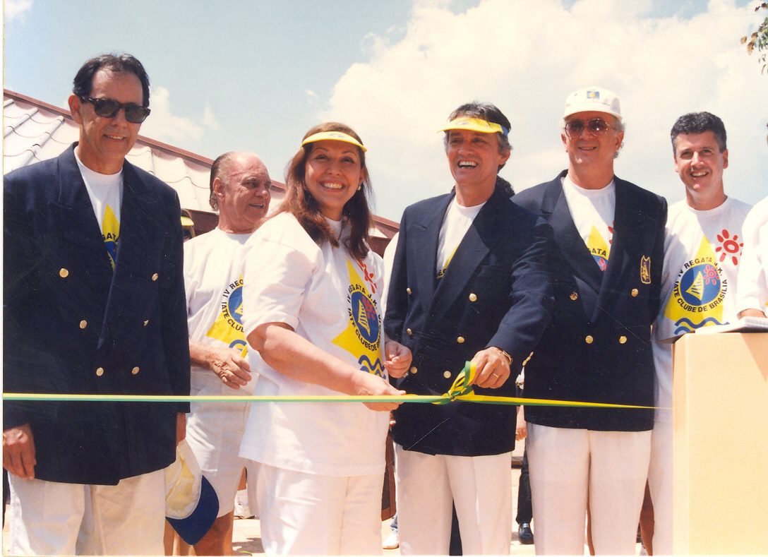 Foto 02 - Regata JK 1998- Nelson Campos, Augusto César, Nancy e Silvia Regina